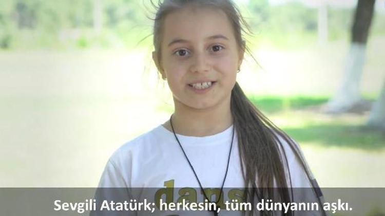 Dünya çocukları Atatürkü anlattı