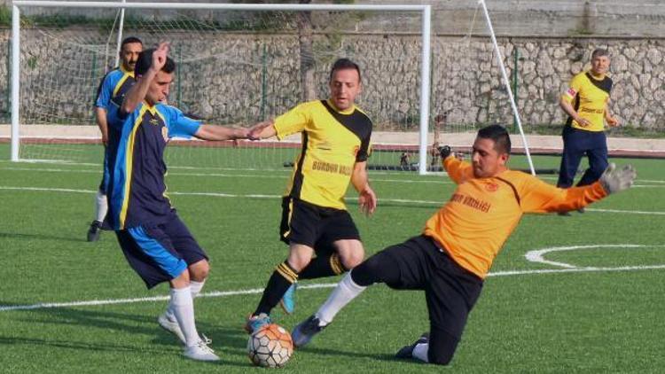 Burdurda futbol turnuvası