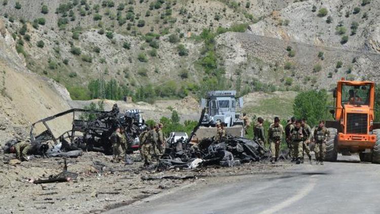 Mühimmat taşıyan TIRda önce yangın sonra patlama; ölü, yaralı yok