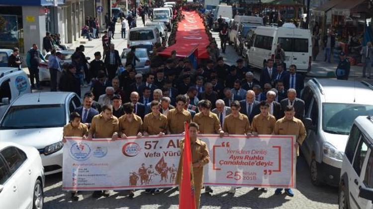 Rize’de 57’inci Alay vefa yürüyüşü