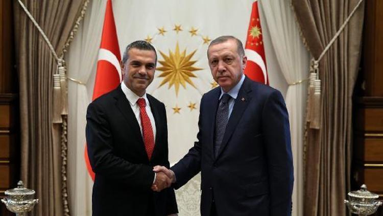 Cumhurbaşkanı Erdoğan, KKTC Cumhuriyet Meclisi Başkanı Teberrüken Uluçayı kabul etti