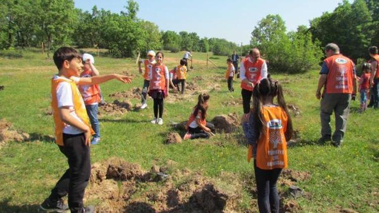 Lüleburgazlı minik TEMAcılar fidan dikti