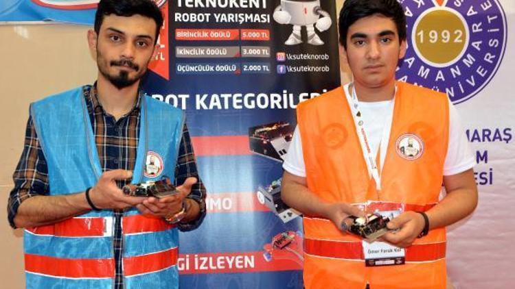 Kahramanmaraşta 1inci Uluslararası Teknokent Robot Yarışması