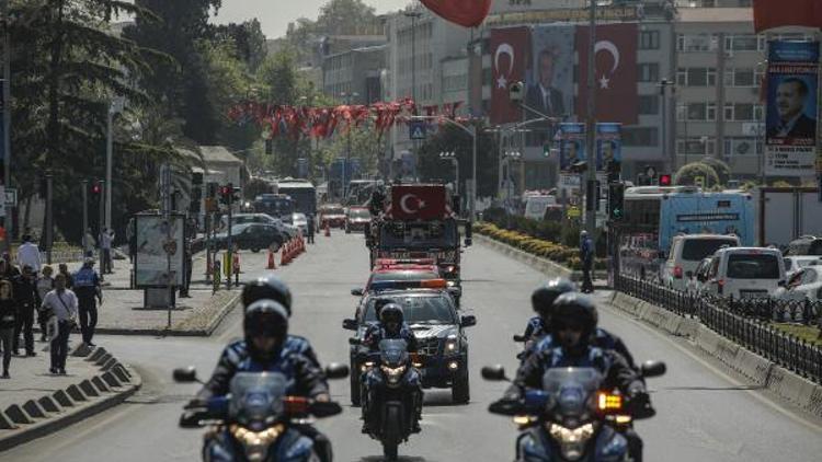 /fotoğraflar // Şehit itfaiyeci Taner Çebi için tören düzenlendi