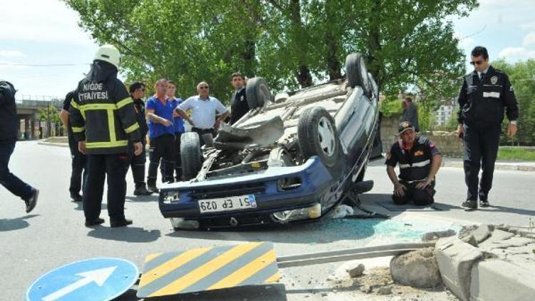 Niğde’de trafik kazası: 1 yaralı