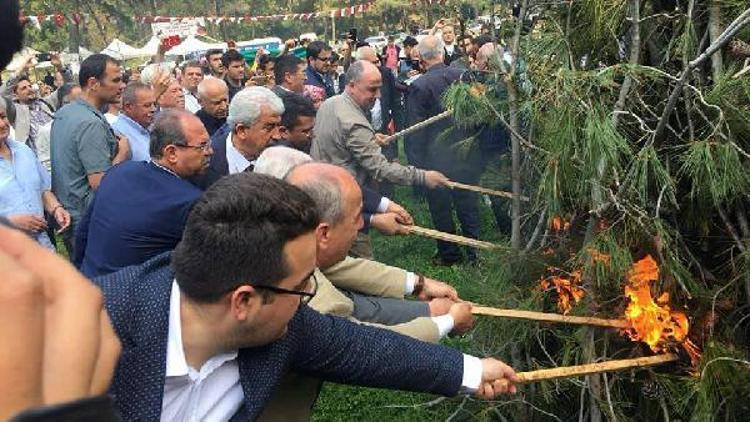 Osmaniyede 15inci geleneksel göç ateşi yakıldı