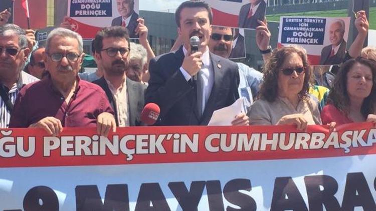 Perinçekin adaylığı için imzaya davet ettiler