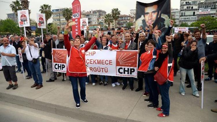 Fotoğraflar // CHP korteji 5 km yürüyüşün ardından miting alanına ulaştı