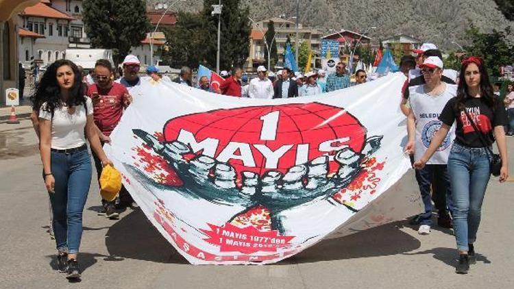 Amasya’da 1 Mayıs kutlaması