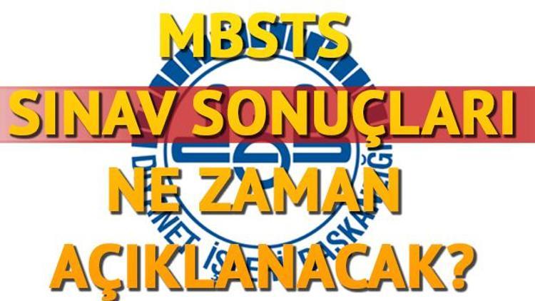 DİB MBSTS sınav sonuçları bugün ne zaman saat kaçta açıklanacak