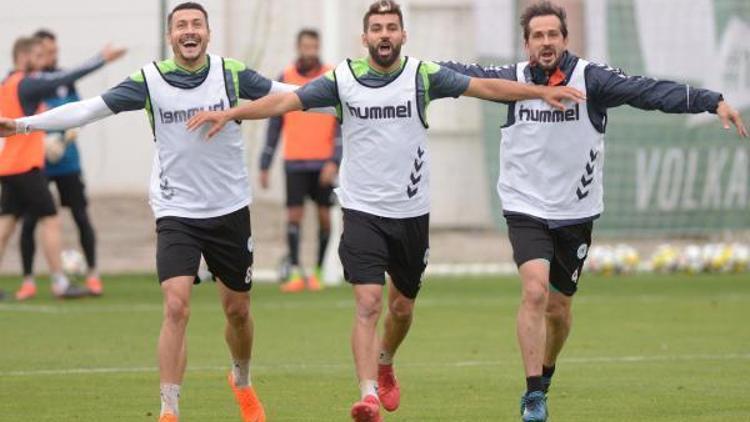 Konyaspor, Karabükspor maçının hazırlıklarını sürdürdü