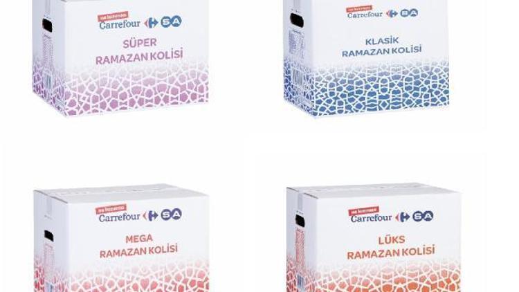 CarrefourSA, Ramazan kolilerini 4 farklı seçenekle satışa sundu