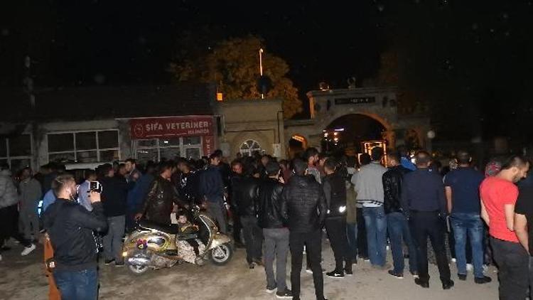 Gizemli kızın görüldüğü mezarlığa akın edenler, polise zor anlar yaşattı