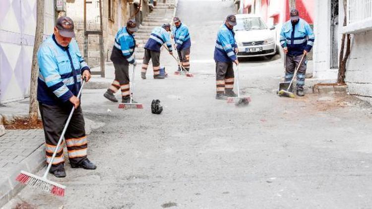 Şehitkamilde mahalleler temizleniyor