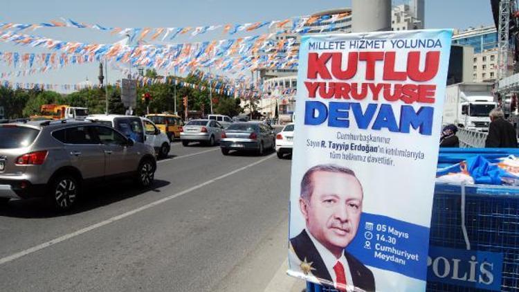 Kayseri, Cumhurbaşkanı Erdoğana hazır