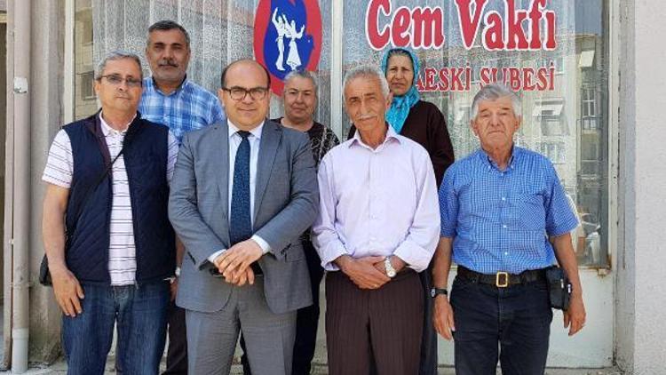 Babaeski Kaymakamı Özarslan’dan, Cem Vakfı’na iade-i ziyaret