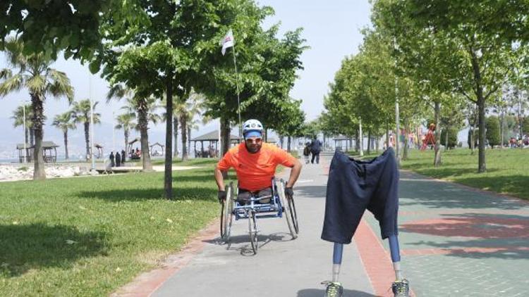Engelli rekortmen omurilik felçlileri için koşacak