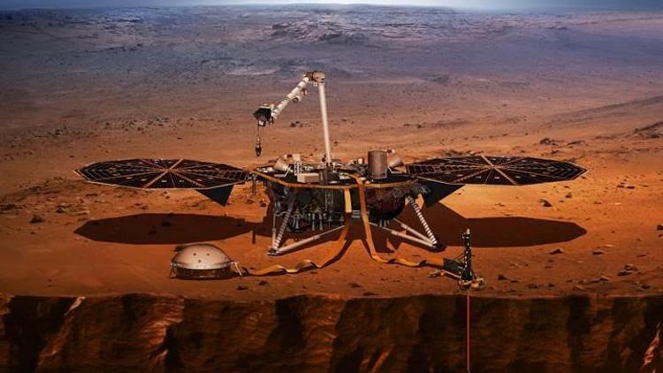 NASAnın yeni insansız uzay aracı InSight, Marsa doğru yola çıktı