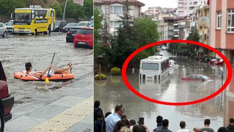 Bu fotoğraflar bugün çekildi... 20 dakikada bu hale geldi