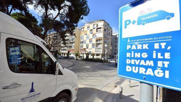 İnciraltı otoparkına ücretsiz ring seferi kondu