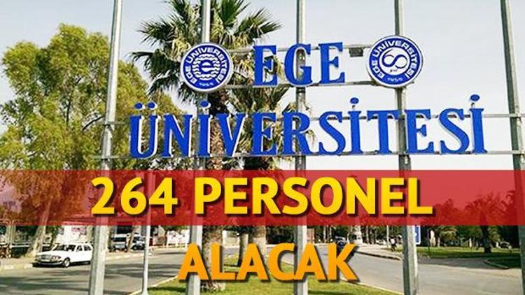 Ege Üniversitesi 264 personel alımı yapacak Çoğunluğu hemşire..