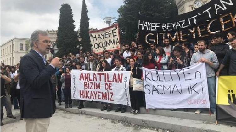 Beyazıt Meydanında Bölünme protestosu devam ediyor