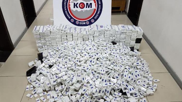 Mersinde 8 bin 480 paket kaçak sigara ele geçirildi