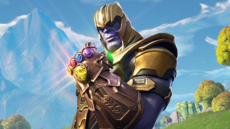 Marvel işbirliğiyle birlikte Thanos Fortnitea geldi