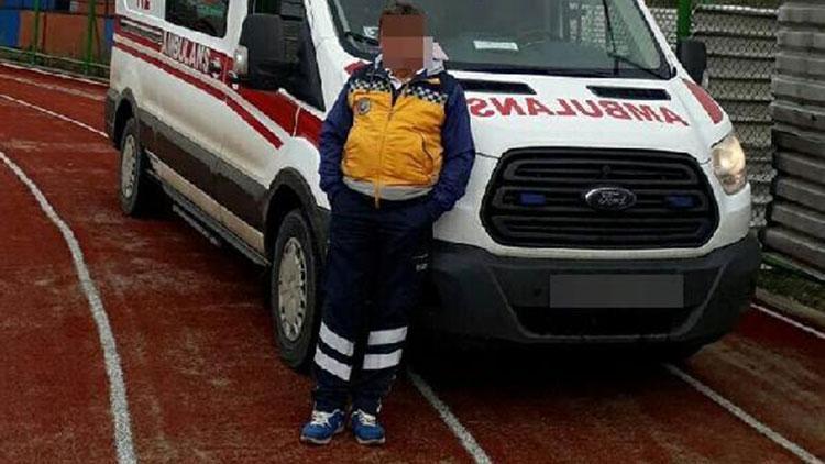 Ambulansta şok olay Gizli çekim gözaltısı