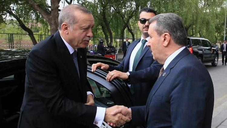 Cumhurbaşkanı Erdoğan, BBP Genel Merkezinde //Fotoğraflar