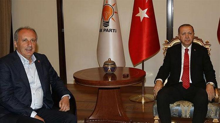 Erdoğan ile İnce ne konuştu Çay eşliğinde ilginç diyalog