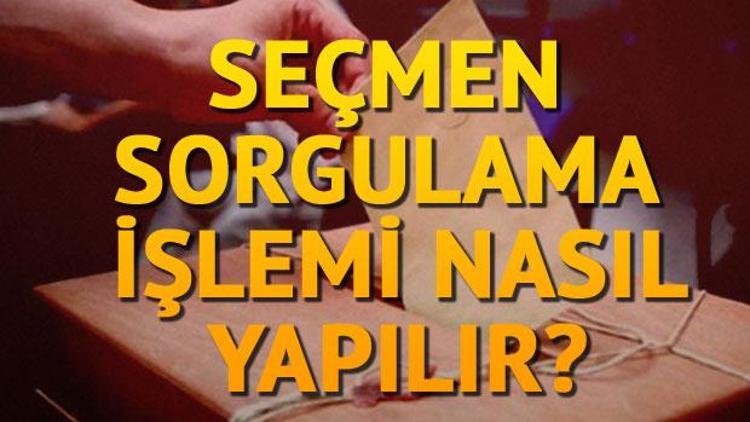 Son güne girildi... YSK seçmen sorgulama işlemleri nasıl yapılır