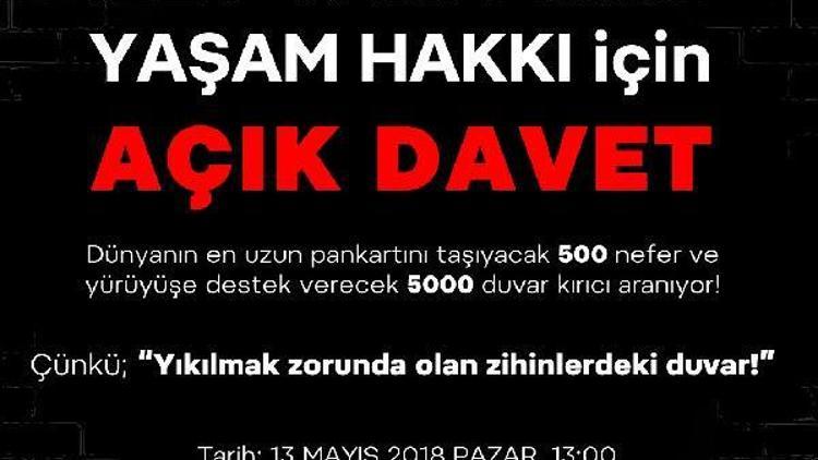 İZEV yaşam hakkı yürüyüşü düzenliyor