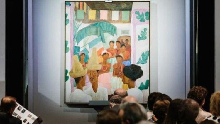 Diego Riveranın tablosu Frida Kahlonun rekorunu kırdı