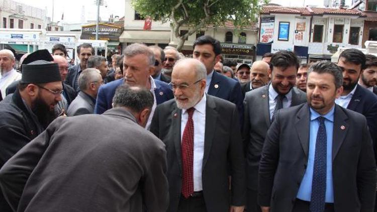 Karamollaoğlu seçim startını Eyüpsultandan verdi