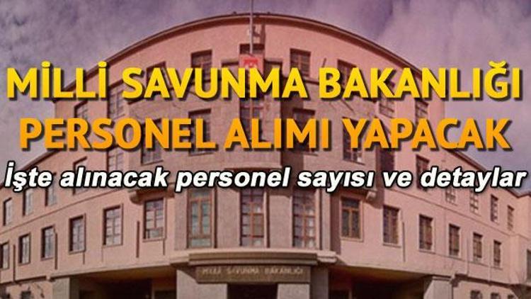 Milli Savunma Bakanlığı sözleşmeli bilişim personeli alacak.. İşte ilanın detayları ve alınacak personel sayısı