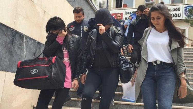 İstanbulda fuhuş operasyonu: Biri hamile 15 kadın kurtarıldı