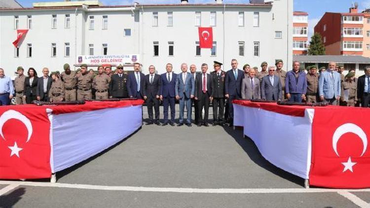 Rizede engellilerin bir günlük askerlik heyecanı