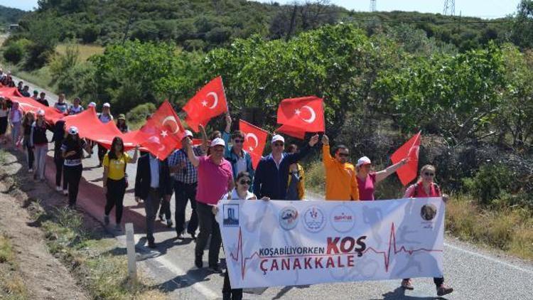 Ayvacıkta Koşabiliyorsan Koş etkinliği yapıldı