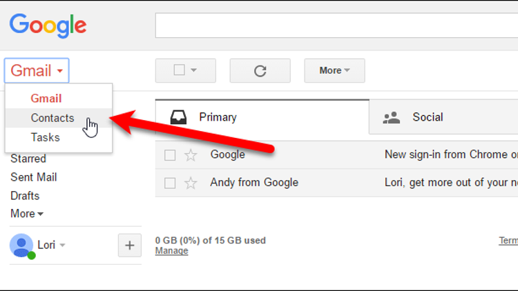 Gmail rehber yedekleme nasıl yapılır