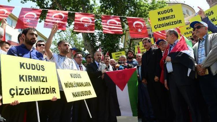 Bursada, AK Partiden İsrail ve ABDye tepki
