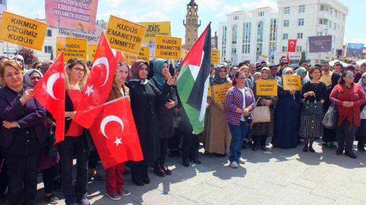 ABD ve İsrail, Yozgatta protesto edildi