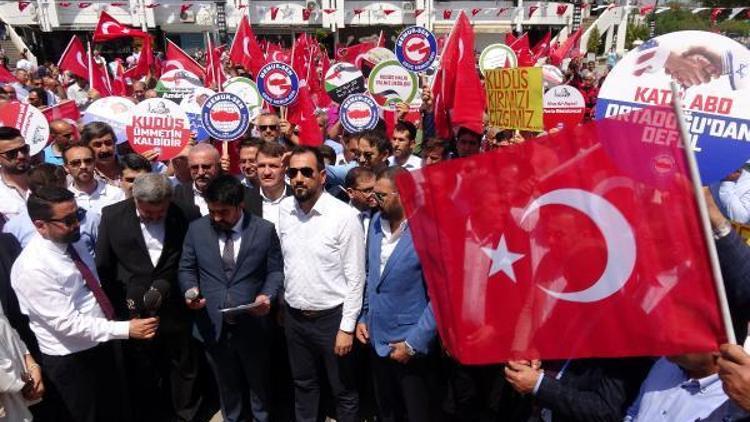 Mersin’de İsrail protestosu