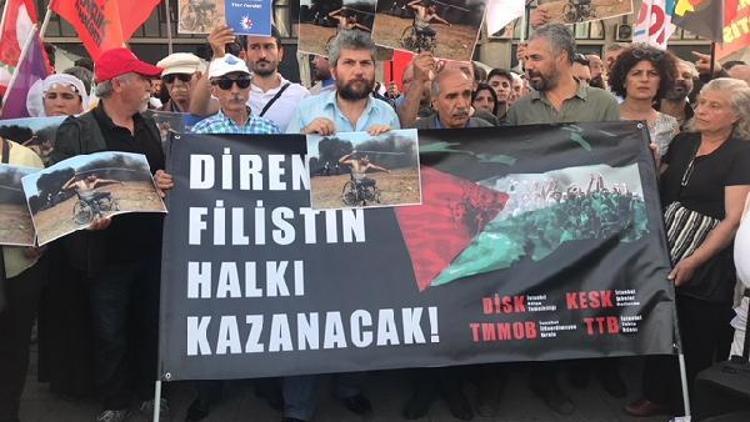 Kadıköyde Kudüs protestoları