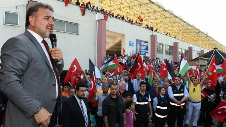 Esenyurt halkı, Filistin’e destek için bir araya geldi