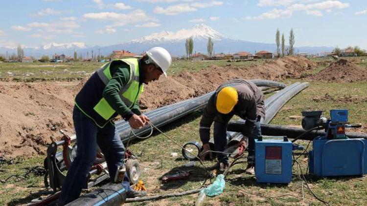 Aksaray Belediyesi, içme suyu şebeke hatlarını yeniliyor
