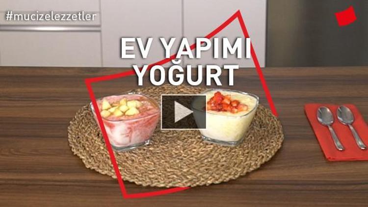 Ananaslı & Çilekli Ev Yapımı Yoğurt