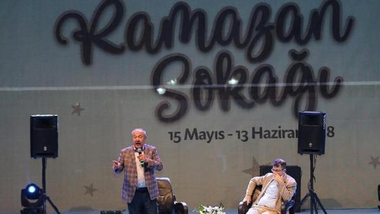 Ramazan sokağında söyleşi yapıldı