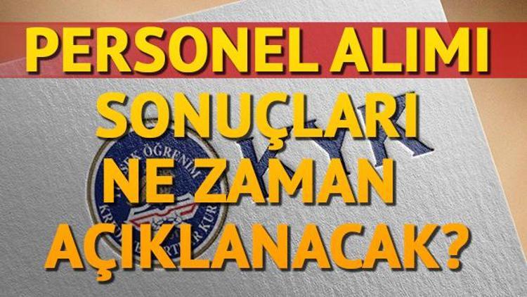 KYK personel alımı sonuçları ne zaman hangi gün açıklanacak Sözlü sınav nasıl yapılacak