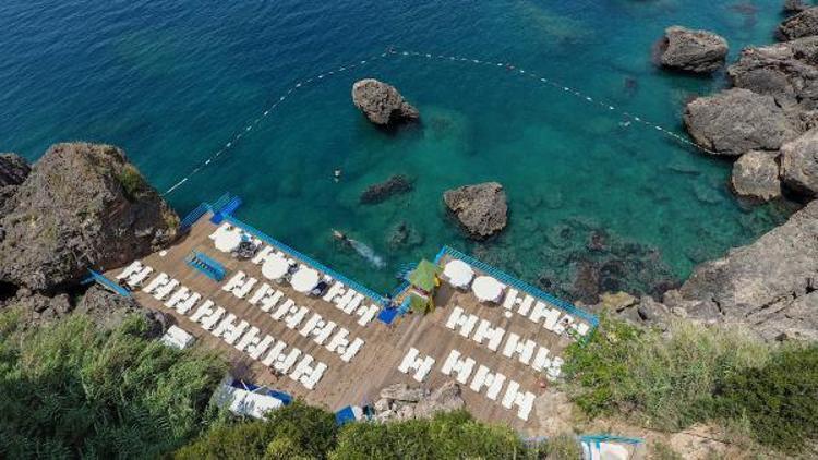 Mavi bayraklı Falez plajları açıldı